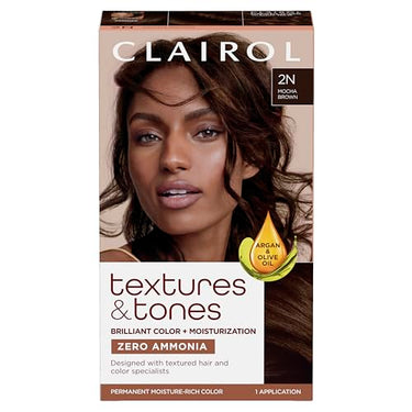 Clairol Textures & Tones 2N Mocha Brown - ANNS BEAUTY SUPPLY